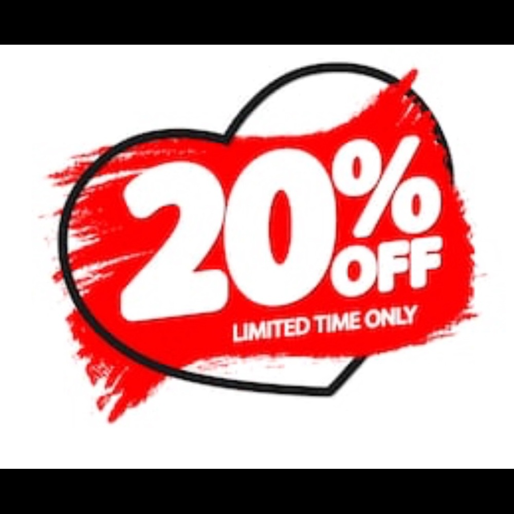 Everything 20% OFF!! 6/23/19